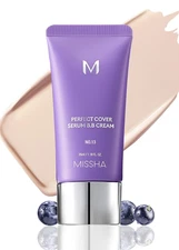 MISSHA M Perfect Cover BB Cream No.13 - Light Fair, Cardi B's Pick, 1.18 Fl Oz