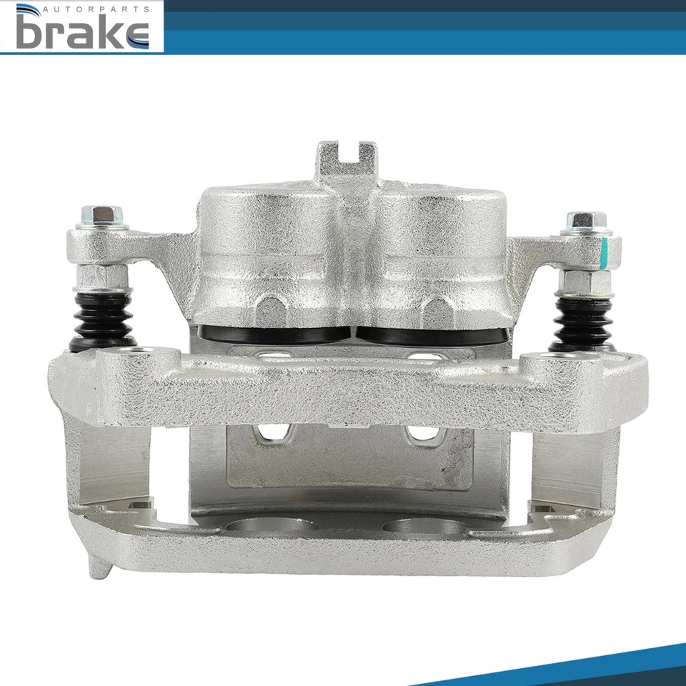 2Pcs Front Disc Brake Calipers w/ Bracket For 2006-2012 Infiniti FX35 V6 3.5L - Image 2 of 4