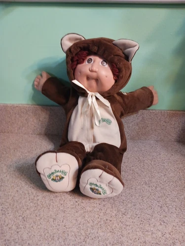 Vintage 1978/83/85 CPK Cabbage Patch Kid with Teddy Bear Outfit