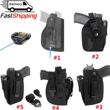 Tactical IWB/OWB Pistol Holster Gun Holster Fits Laser or Light Concealed Carry