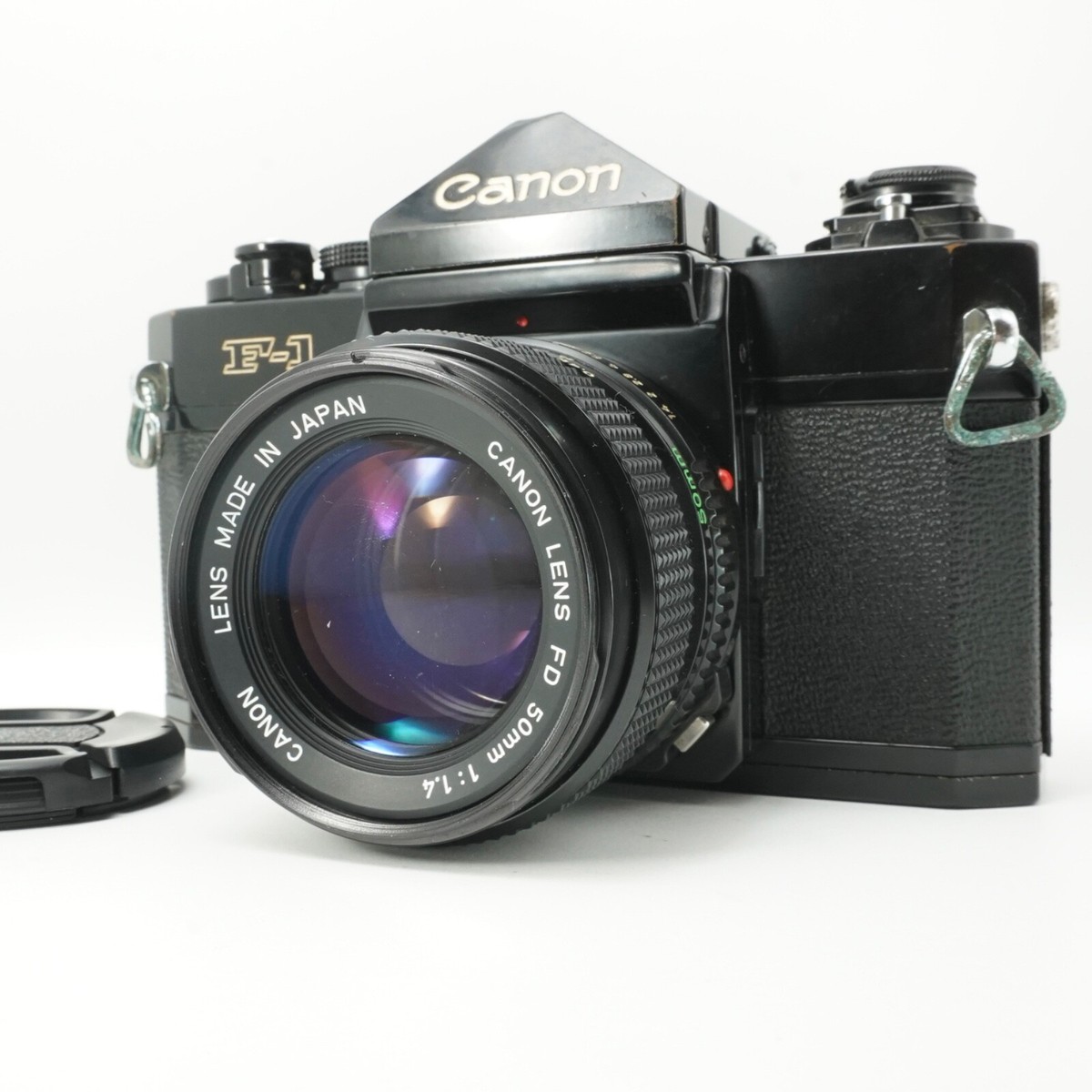 Canon F-1 Early Model + FD 50mm f/1.4 Lens from Japan [Meter