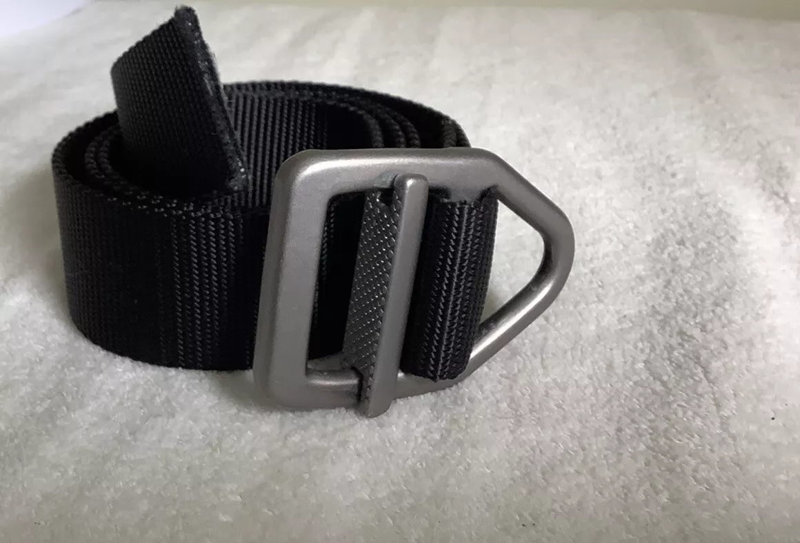 BISON DESIGNS Last Chance Light Duty Gunmetal Buckle Black Belt