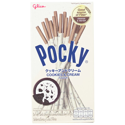 Glico Pocky Cookies & Cream 45g Pocky Sticks Japanische Süßigkeiten