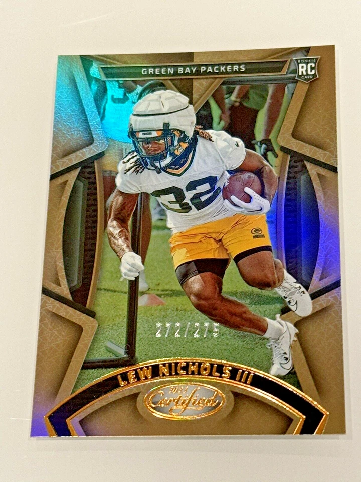 2022 Panini Certified Lew Nichols III Rookie Card #134, 272/275 Bronze - Image 3 of 4