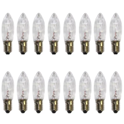 MARKENLOS 14 Piezas 34V 3W E10 Vela Punta Bombillas Bombillas para Arco Flotante Luces Nuevo