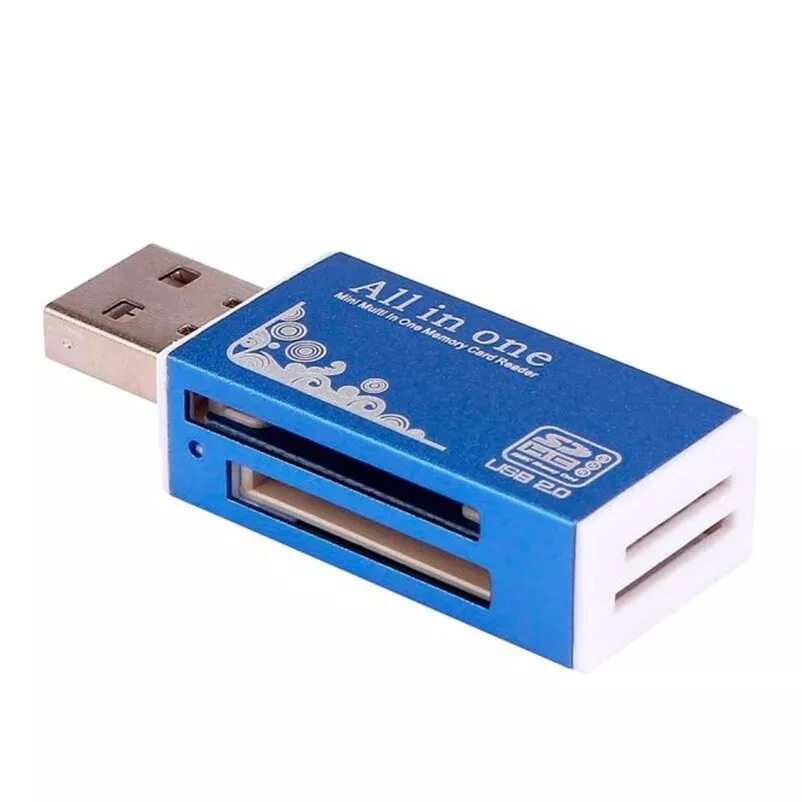 ✅ALL-IN-ONE Kartenleser Speicherkarten USB Kartenlesegerät für SD/xD/MS/SDHC Z43 - Bild 3 von 4
