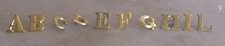 Hat Brass, Letters, 1 inch, Civil War, New