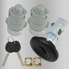 Ignition Key Switch Cylinder & 2 Door Lock Set 2 SAME KEYS MATCHED For Chevy/