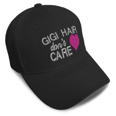Baseball Cap Gigi Hair Don'T Care Haircut Beauty Dad Hats for Men & Women 1 Size