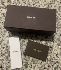 Authentic Tom Ford Empty Gift Box, Sunglass Storage Box w/ TF Certification Card