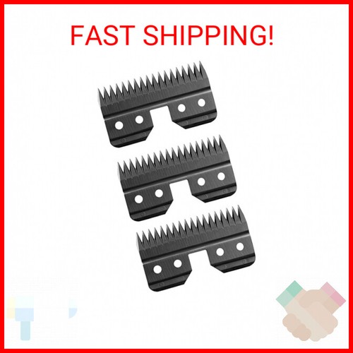 Andis Clipper Blades WAHFOX 3-Pack Ceramic Blades Upgrade For