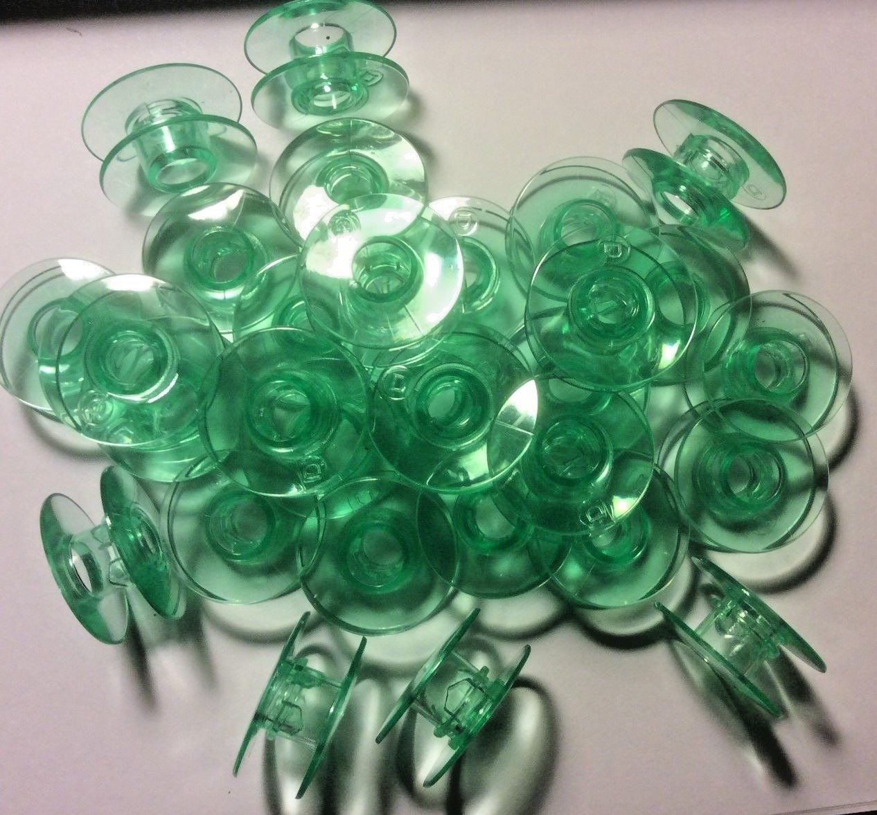 Viking Husqvarna Sewing Machine Green Bobbins For 4123078G Groups 567 eBay