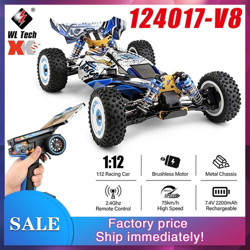 WLtoys 124017-V8 1/12 2.4G 4WD 75km/h High Speed Brushless Metal Chassis RC Car - Picture 5 of 23
