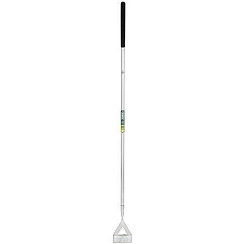 Stainless Steel Soft Grip Dutch Hoe Fixed to Tubular Steel Handle 1 Kilograms
