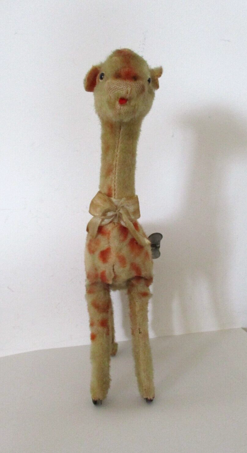 Vintage 1940s/50s tinplate clockwork Giraffe toy Working eBay