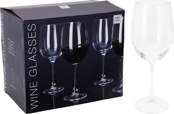 WeingläSer Weinglas Trinkglas 6 Stk 465Ml 22 Cm Rotwein WeißWein Glas GläSer Set-image