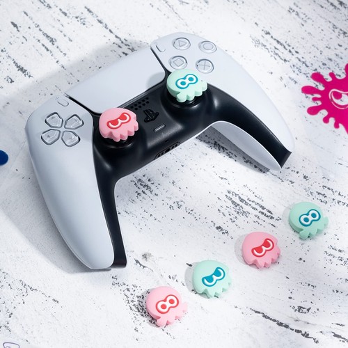 Tapas de agarre para pulgar para controlador de silicona Switch/Lite/OLED/PS4/PS5/NSPRO 4 PIEZAS - Imagen 16 de 33