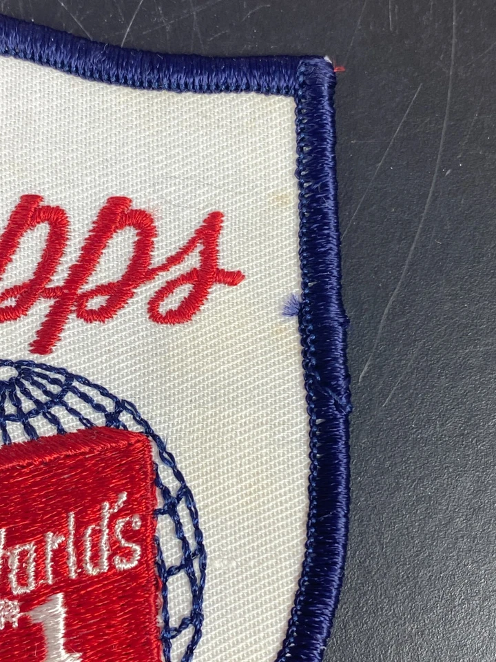 Mepps Fishing Patch  Lure Advertising 3” X 3 1/2”  Worlds #1 Lure Vintage - Image 4 of 4