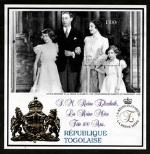 Togo&nbsp;2000 - Queen's Mother's 100th Birthday - Souvenir Sheet - Scott 1942 - MNH