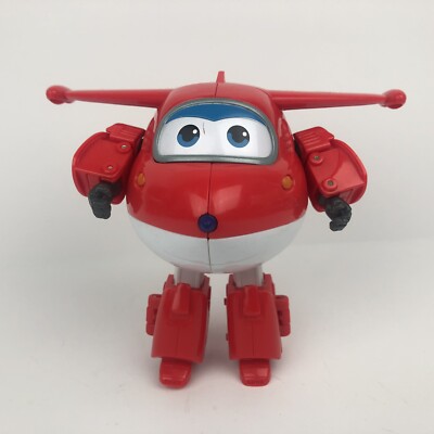Super Wings 5'' Transforming Jett  Plane Action Figure
