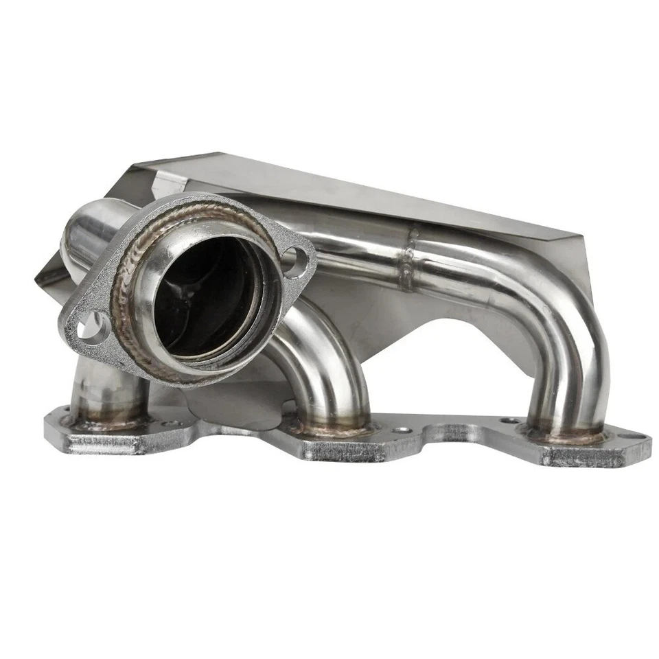 Stainless Steel Manifold Header w/Gaskets for 2007-2011 Jeep Wrangler JK 3.8L V6 - Image 3 of 4