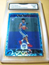 FRANK MASON III KINGS 2017 HOOPS TEAL EXPLOSION ROOKIE RC # 284 GRADED 10  L@@@K