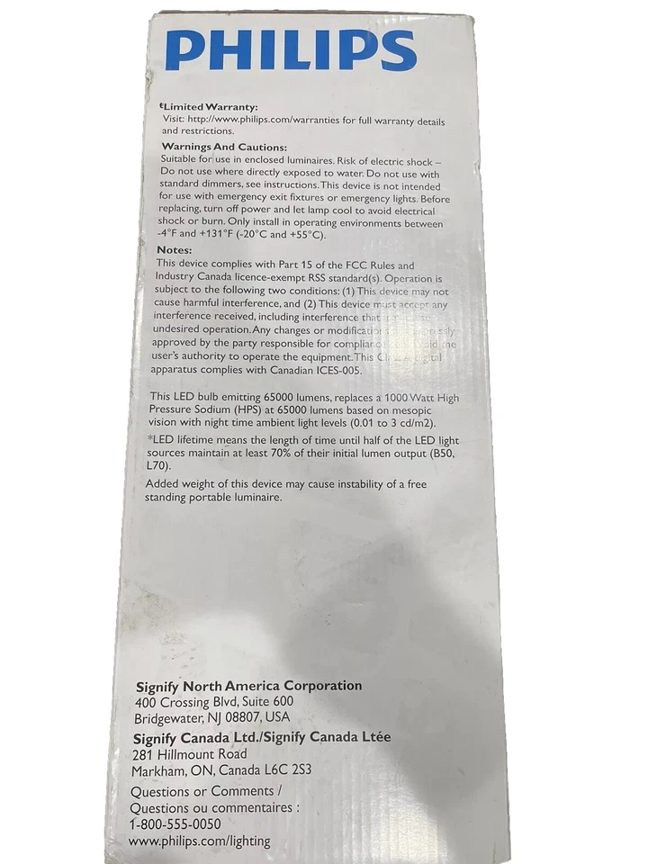 🔥(AN) Philips, 450W LED Corn Cob Lamp, 564740 - Image 4 of 4