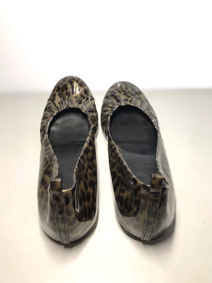 J. Zapatos planos de ballet Crew Cece charol estampado de leopardo para mujer talla 6M EE. UU./36EU Foto 3 de 4
