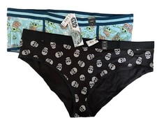 Torrid Cheeky And Hipster Panty Lot Of 2 Mandalorian And Skulls Size 3 / 22-24