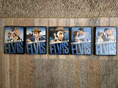 Elvis Presley DVDs Lot of 5 movies- Girl Happy, Charro, Stay Away Joe 2 more!