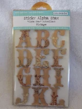 Colorbok Sticky Alpha Stax Vintage