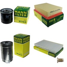 MANN-FILTER Inspektionspaket Filterset für Fiat Marea Weekend 2.4 TD 125