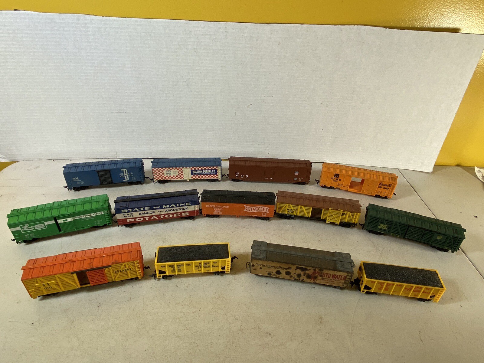 HO Gauge Box freight Cars Vintage Model Trains Railroad Lot 4D63 | eBay
