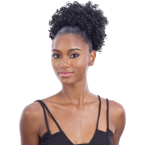POP BOBO - FREETRESS EQUAL SYNTHETIC DRAWSTRING PONYTAIL & BANG - Picture 2 of 16