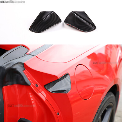 ABS Carbon Fiber Door Handle Bowl Guard Overlay Fits Corvette C7 2014-2019
