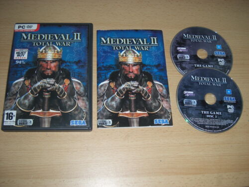 MEDIEVAL II TOTAL WAR PC DVD ROM MTW 2 - Versione originale - Spedizione rapida - Foto 1 di 1