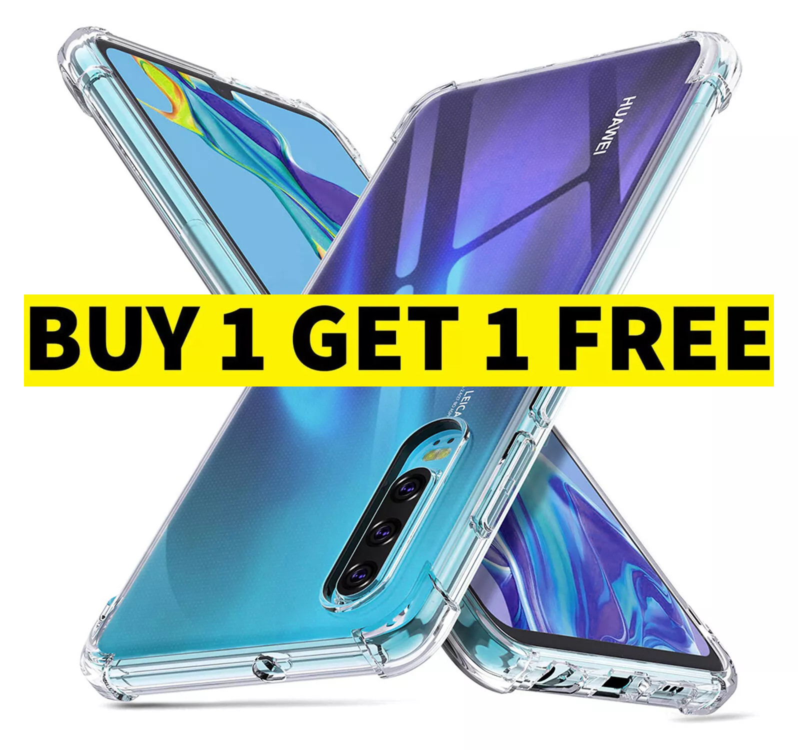 Case for Huawei P30 PRO P40 NOVA 7I  6 SE PRO Clear Slim Sho