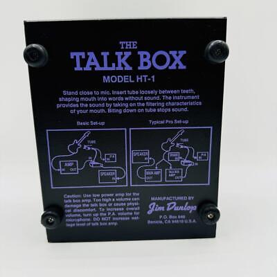 Jim Dunlop HT-1 Heil Talk Box Talking Modulator Effect Pedal Jim Dunlop HT-1 Heil Talk Box Talking Modulator Effect Pedal