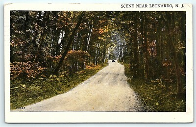 Postcard NJ Leonardo Scene Near Leonardo  D6