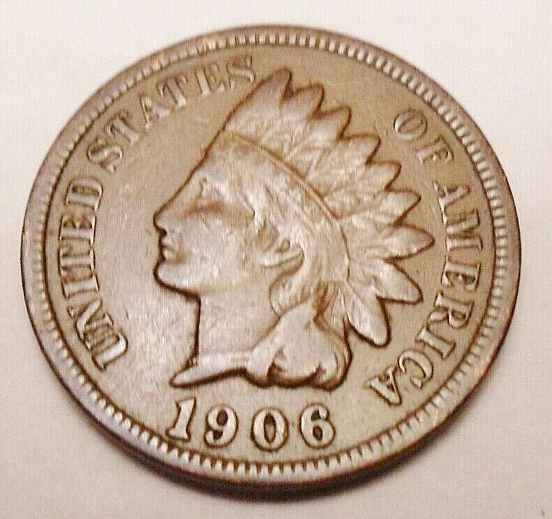 1906 P Indian Head Cent Penny  *VF - VERY FINE*  **FREE SHIPPING**