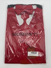 Gioberti Men's Formal 4pc Satin Vest Necktie Bowtie and Pocket Square M - Red