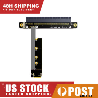 Card Extender M.2 NVMe To PCIe 16x Riser Graphics M2 x16 PCI-e Non-USB Transfer