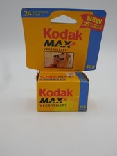 New Kodak Max Versatility 400 Film 35mm 24 Exposure Expired 4/2003