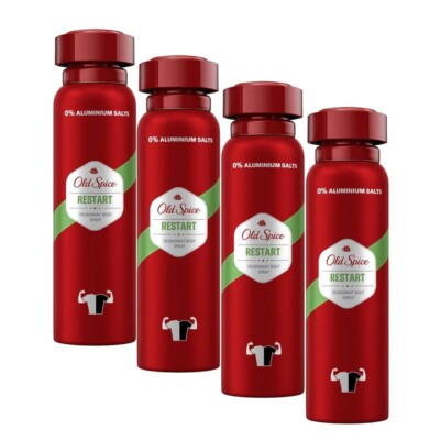 39,67 /L - Old Spice Deodorant Spray - Restart - 4x 150ml