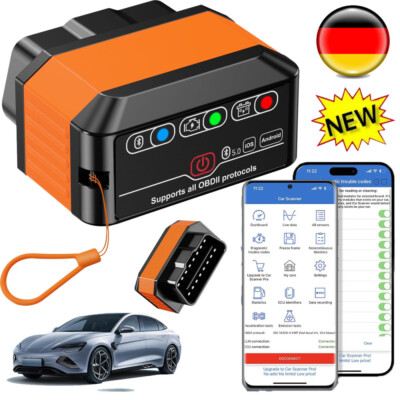 OBD2 Diagnosegerät OBD Bluetooth 5.0 Wireless Auto Diagnose Codeleser Scanner
