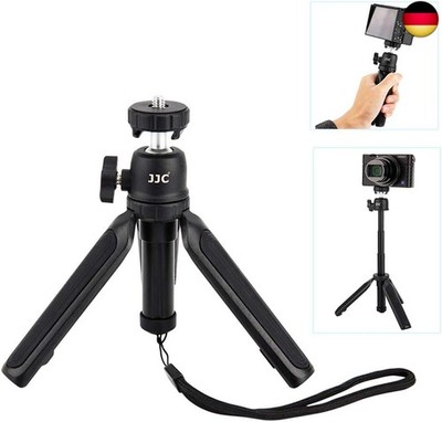 JJC Mini Kamera Stativ Ausziehbar Selfie Stick Vlogging Stativ für Sony ZV-E10 