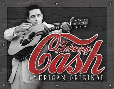 Johnny Cash American Original Tin Sign wall decor 12.5'' x 16'' Made in USA