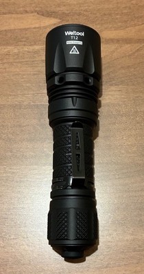 WELTOOL T12, LED Flashlight with Battery, Charger & Cable - EXCELLENT Condition!