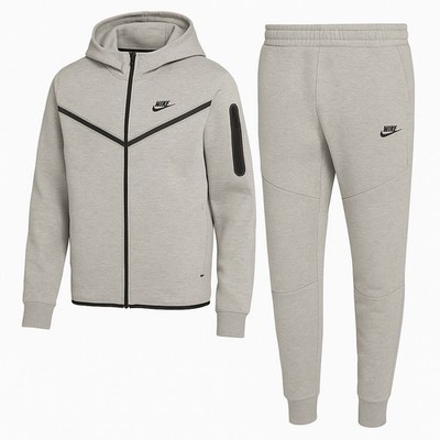 Nike Tech Fleece Trainingsanzug Graue Herren Gr L