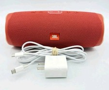 JBL Charge 4 Portable Waterproof Bluetooth Speaker Red Tested EUC